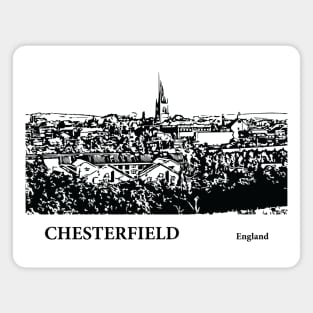 Chesterfield England Magnet